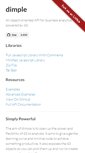 Mobile Screenshot of dimplejs.org